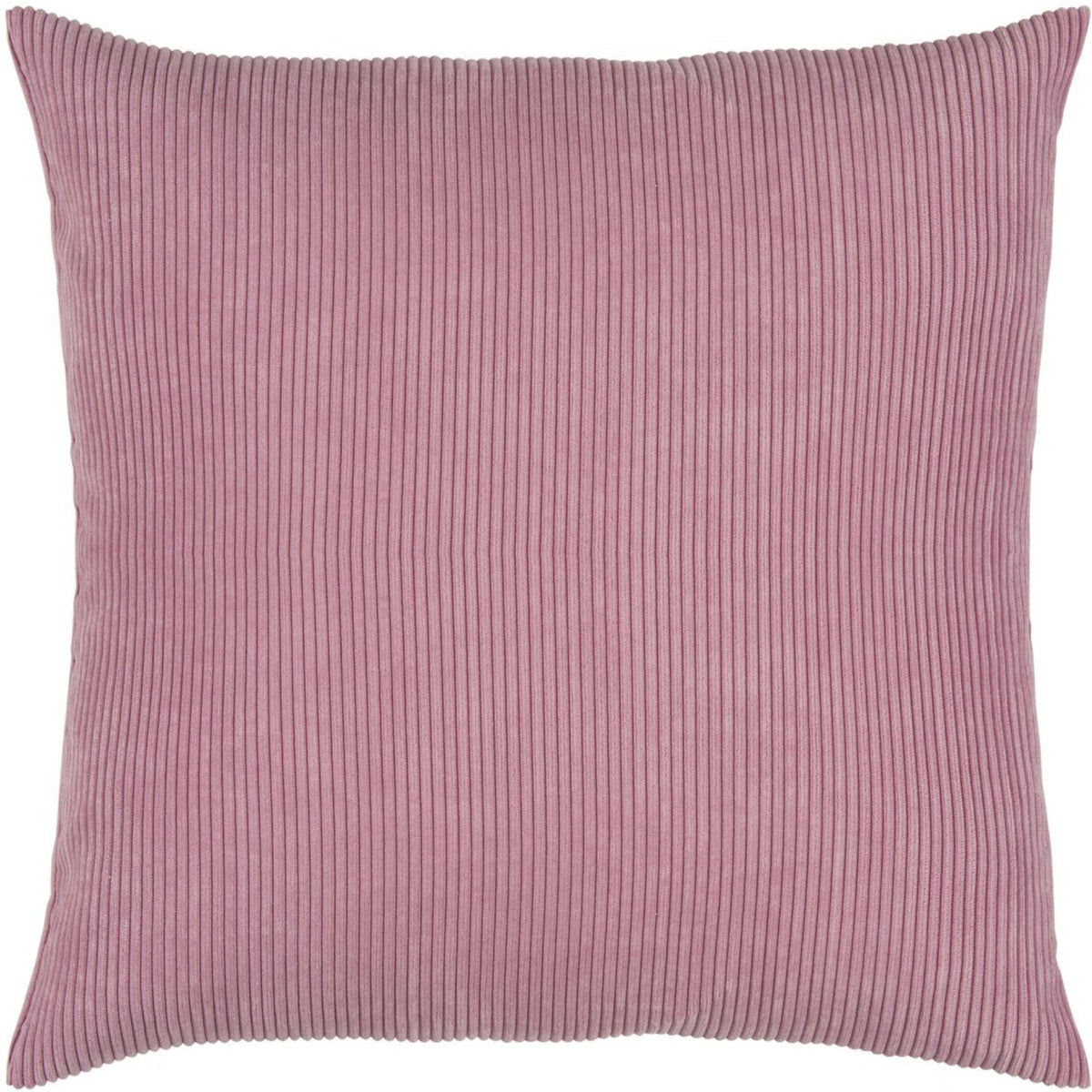 Corduroy Throw Pillow Cover, Soft Ribbed Velvet Texture, Square Couch Pillowcase, Scandinavian Style Accent for Sofa & Chair | Lonoma