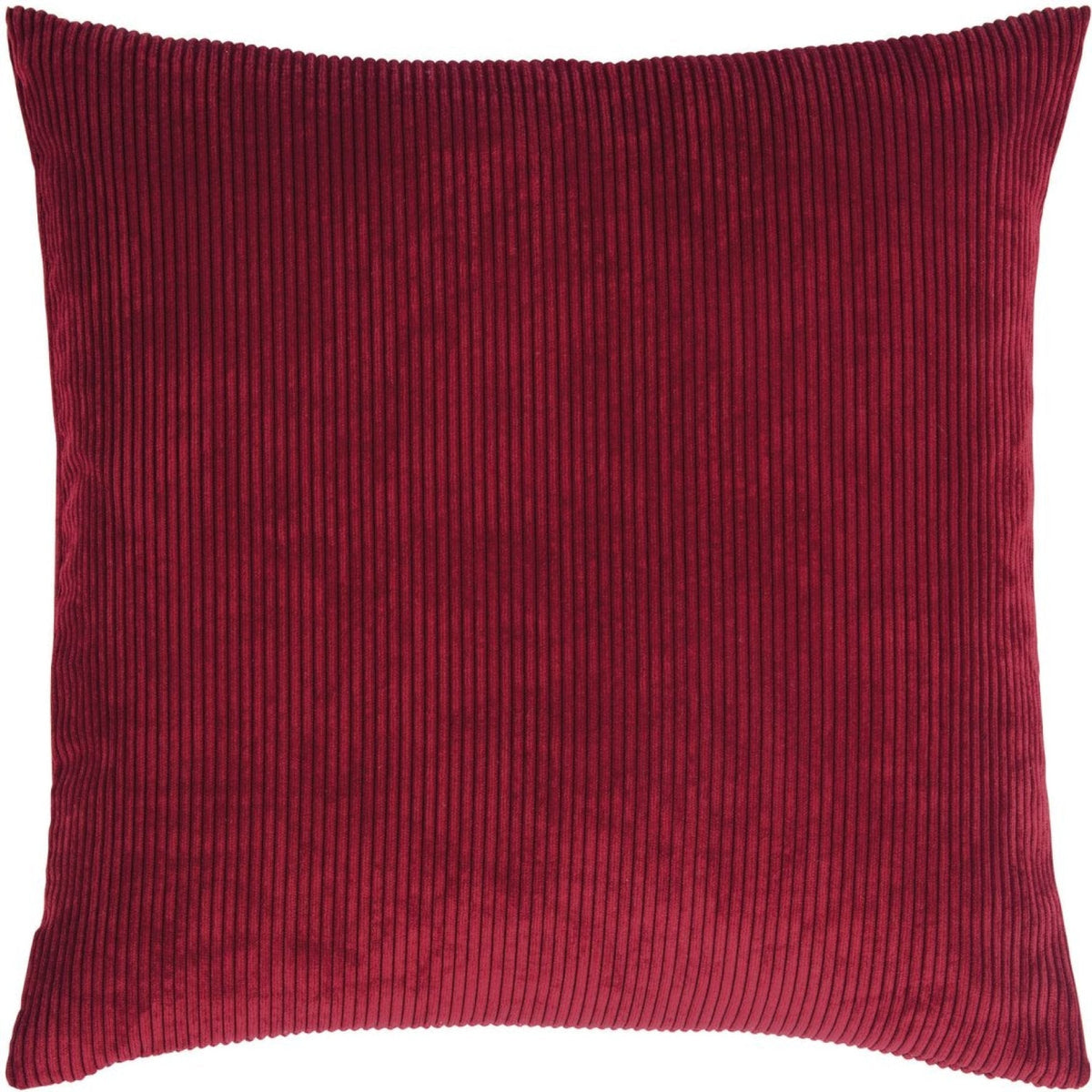 Corduroy Throw Pillow Cover, Soft Ribbed Velvet Texture, Square Couch Pillowcase, Scandinavian Style Accent for Sofa & Chair | Lonoma