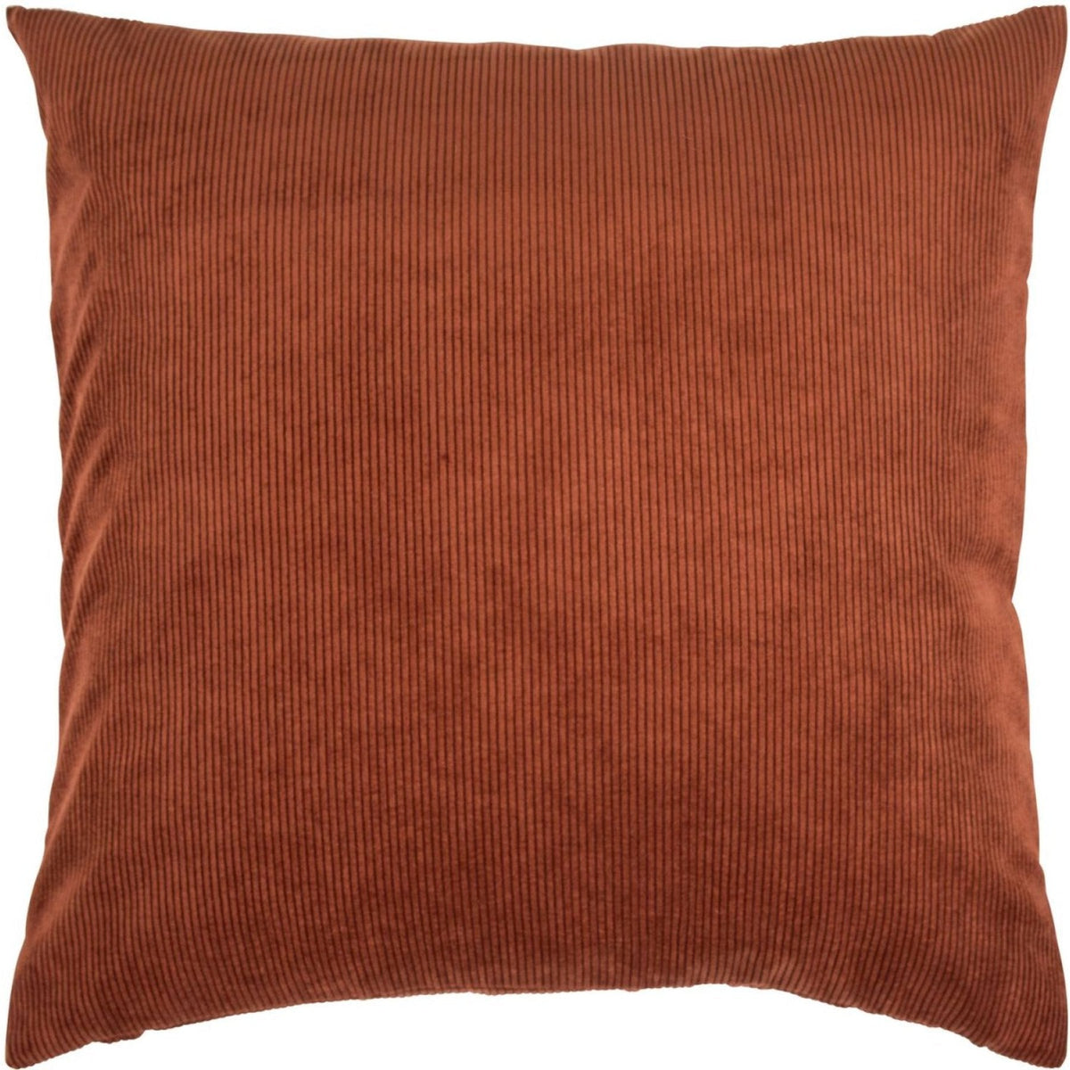 Corduroy Throw Pillow Cover, Soft Ribbed Velvet Texture, Square Couch Pillowcase, Scandinavian Style Accent for Sofa & Chair | Lonoma
