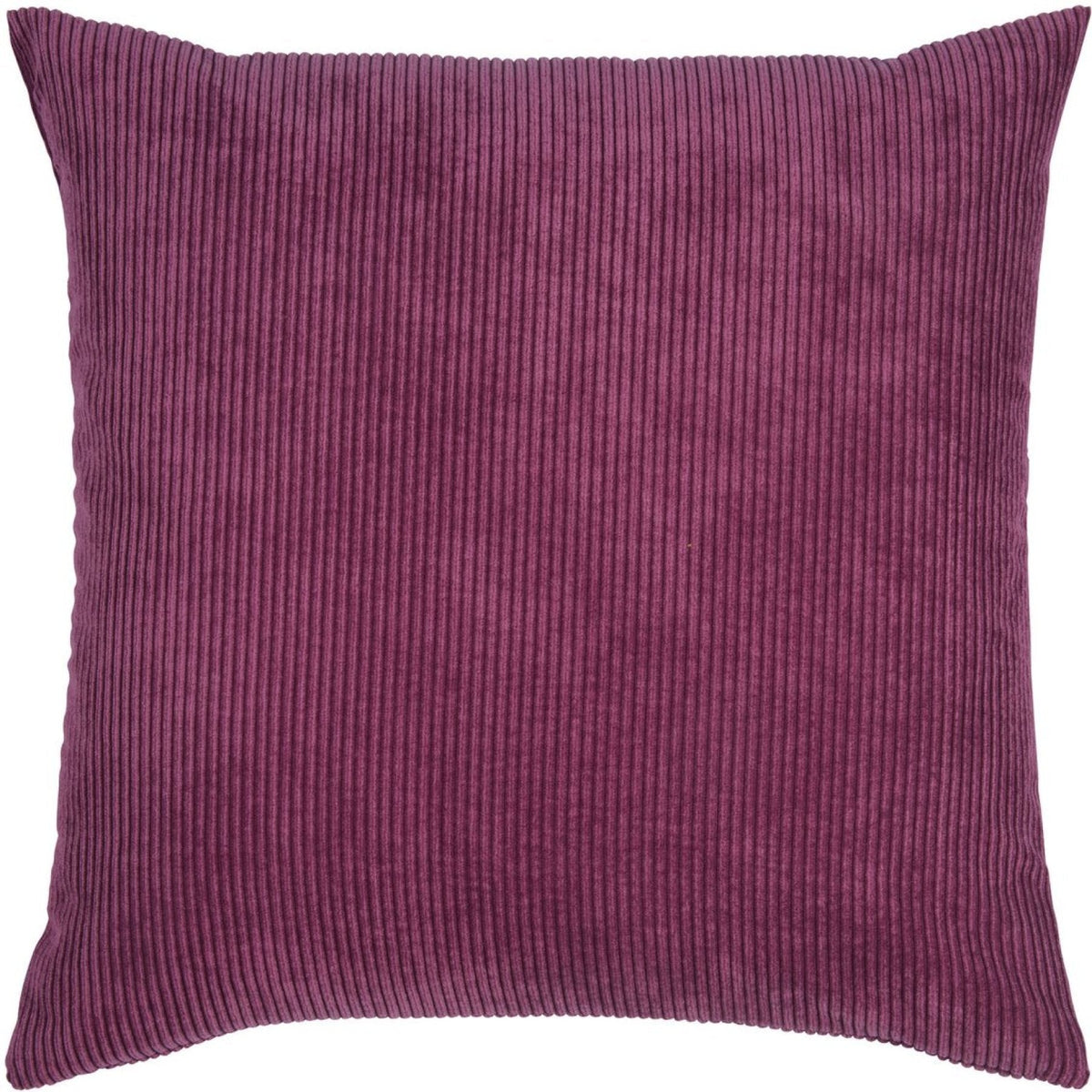 Corduroy Throw Pillow Cover, Soft Ribbed Velvet Texture, Square Couch Pillowcase, Scandinavian Style Accent for Sofa & Chair | Lonoma