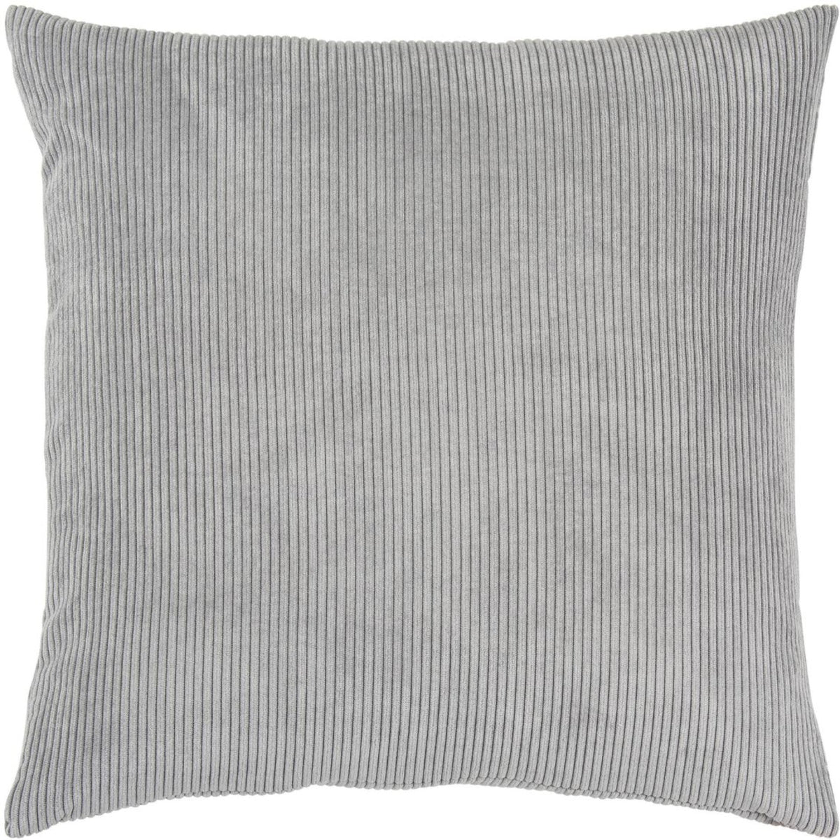 Corduroy Throw Pillow Cover, Soft Ribbed Velvet Texture, Square Couch Pillowcase, Scandinavian Style Accent for Sofa & Chair | Lonoma