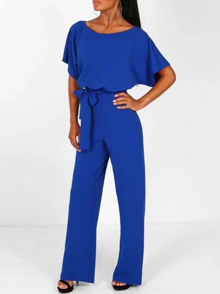 Women's Relaxed Wide-Leg Jumpsuit — Versatile Casual Jumpsuit for Everyday Comfort & Weekend Wear | Koossa