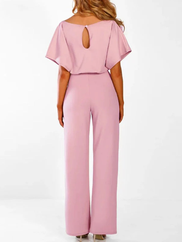 Women's Relaxed Wide-Leg Jumpsuit — Versatile Casual Jumpsuit for Everyday Comfort & Weekend Wear | Koossa