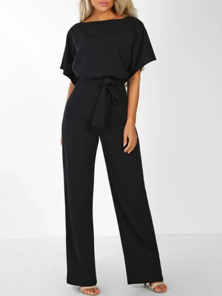 Women's Relaxed Wide-Leg Jumpsuit — Versatile Casual Jumpsuit for Everyday Comfort & Weekend Wear | Koossa