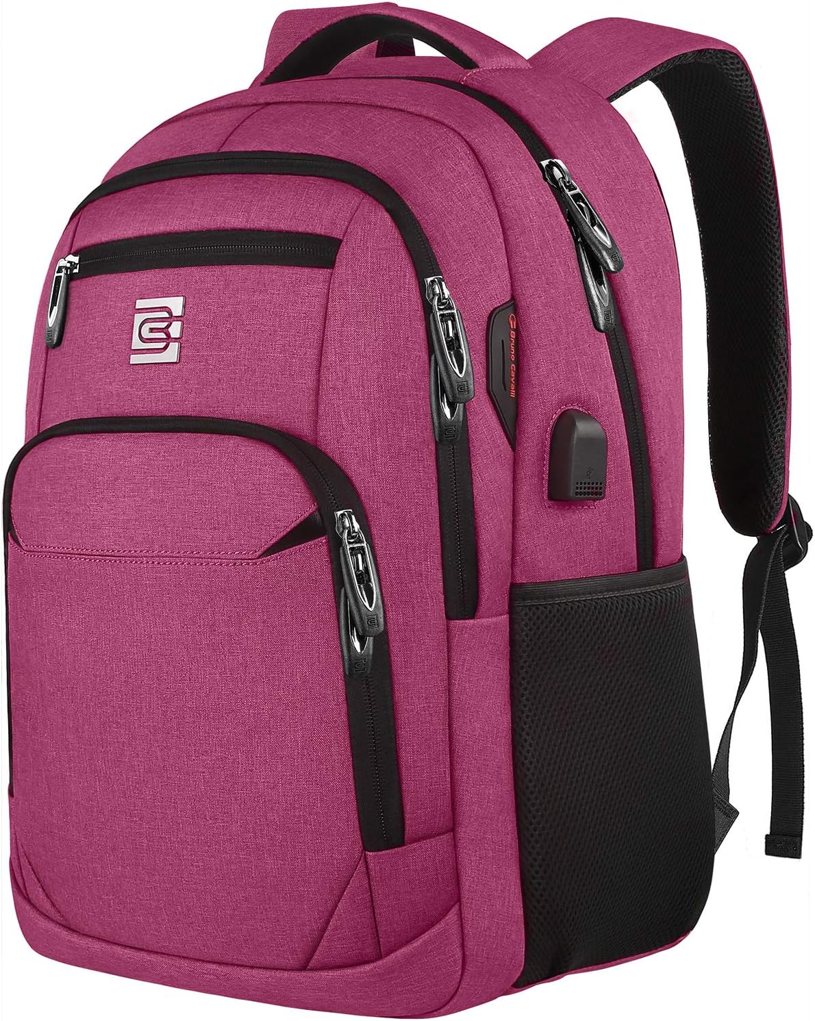 Laptop Backpack with USB Charging Port, Fits 15.6-Inch Laptops, Anti-Theft Pocket, Water-Resistant Travel Daypack for College & Work | Lonoma