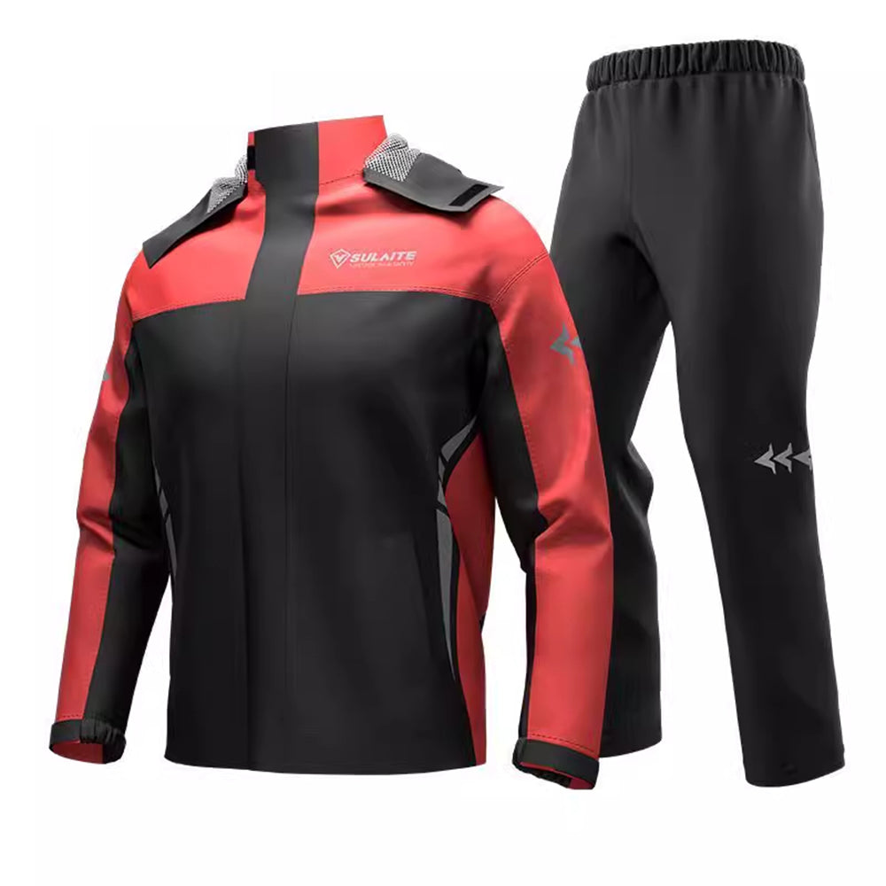 Unisex Waterproof Outdoor Rainsuit — Lightweight Packable Rain Jacket and Trousers Set for Hiking and Cycling | Koossa