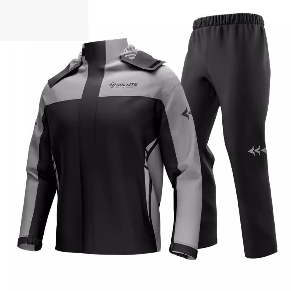 Unisex Waterproof Outdoor Rainsuit — Lightweight Packable Rain Jacket and Trousers Set for Hiking and Cycling | Koossa