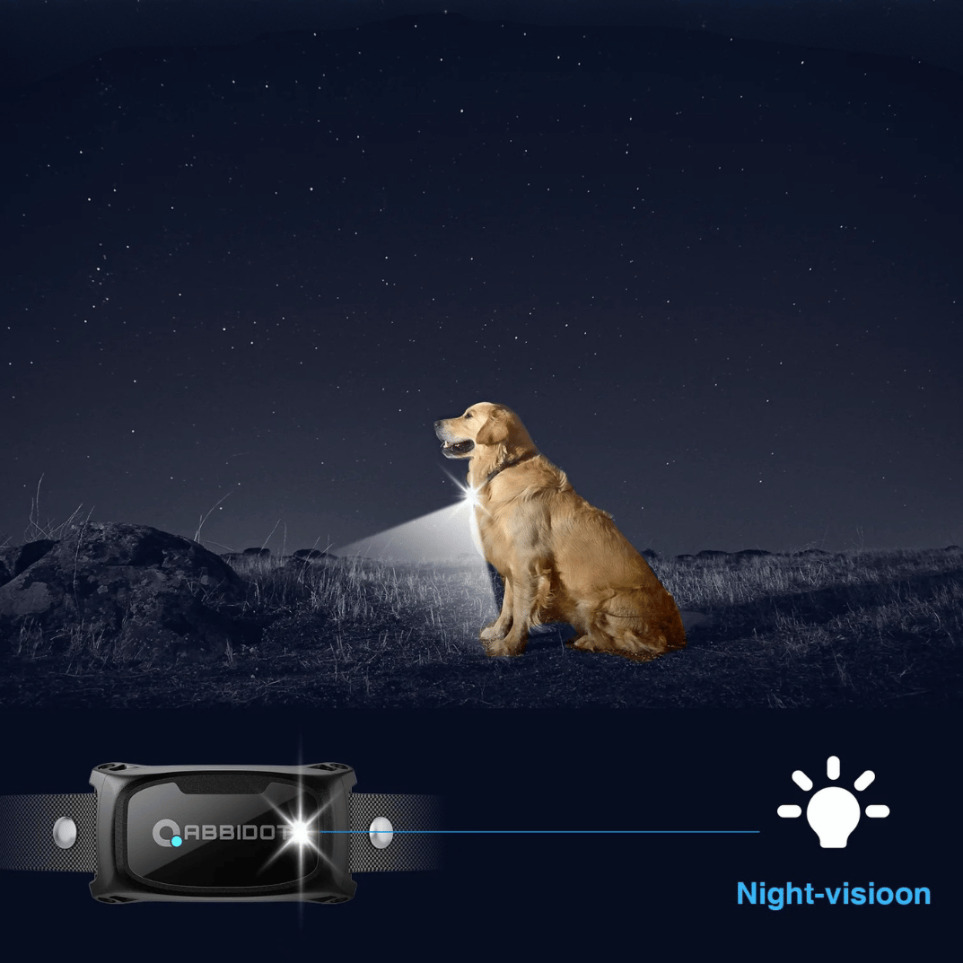 Dog Training Collar 1000m Remote Control Rechargeable Waterproof LED Night Light Static Vibration Sound 99 Levels Recall Collar Large Small Dogs | Koossa