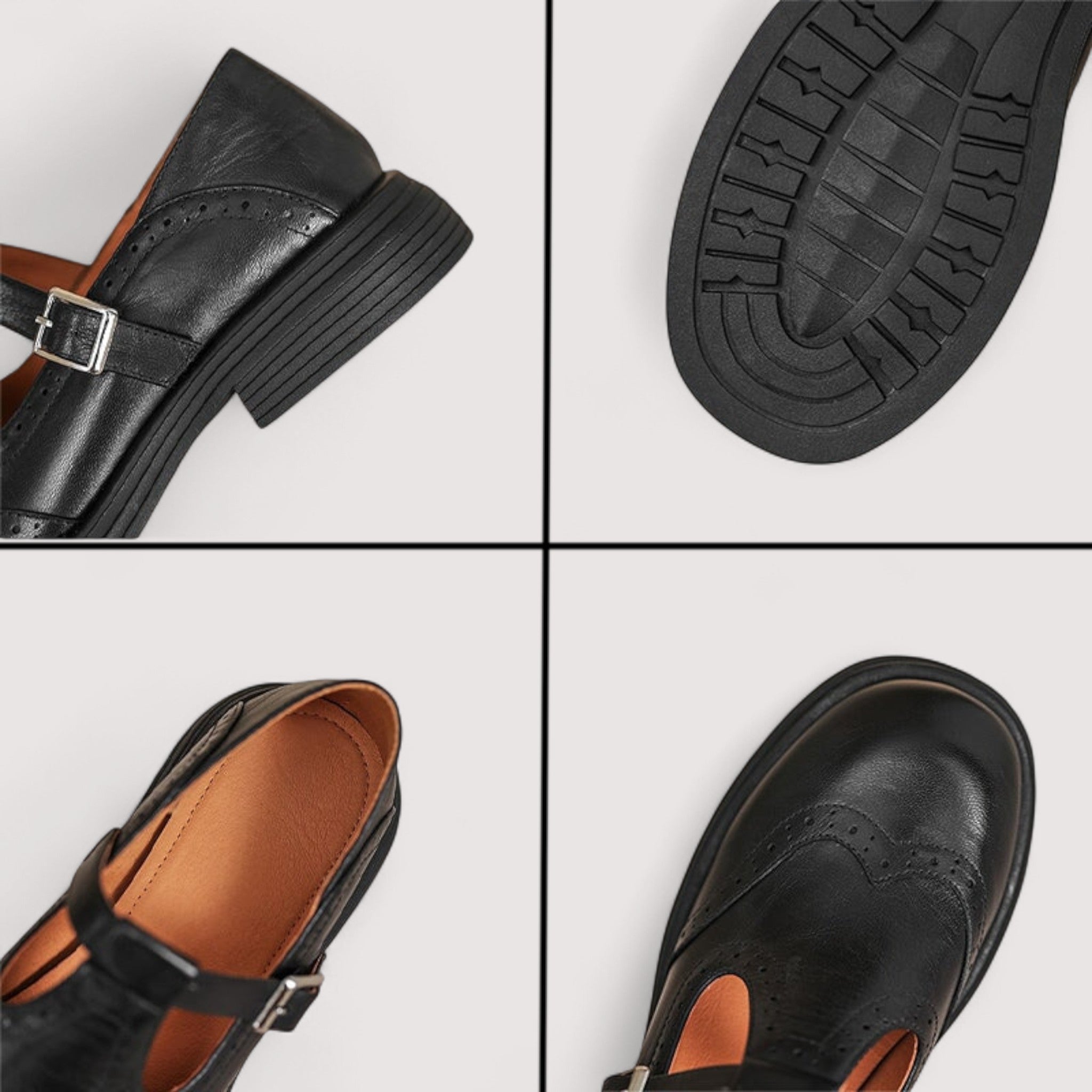 Women's Mary Jane Court Shoes with Low Heel – Classic Elegant Footwear for Work and Special Occasions | Koossa