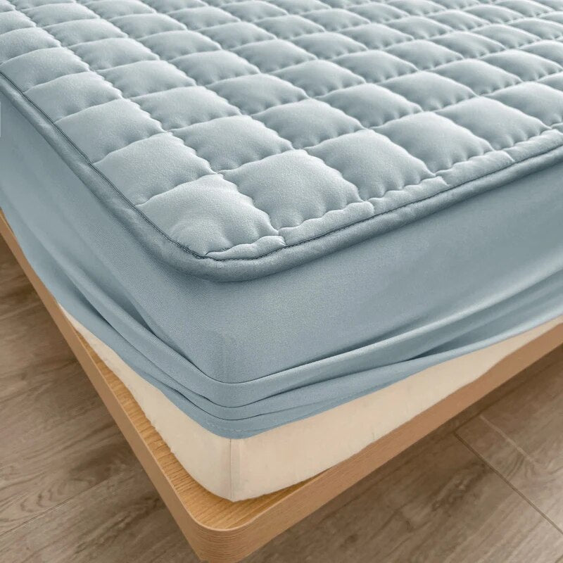 Waterproof Mattress Protector Fitted Sheet Style Deep Pocket Hypoallergenic Breathable Noiseless Cover Stretch Skirt Protects Against | Lonoma