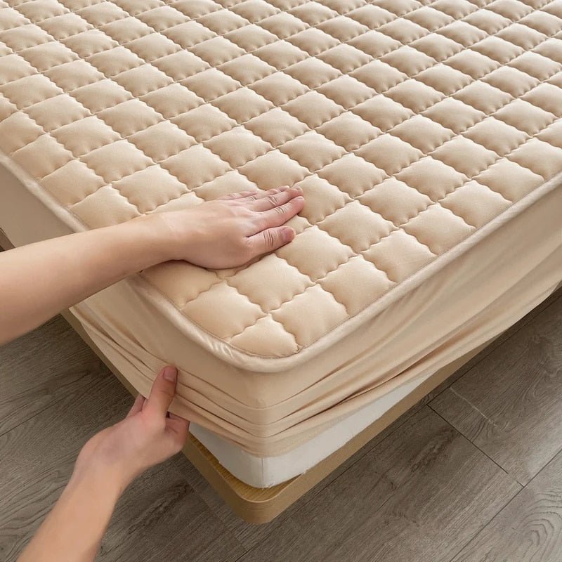 Waterproof Mattress Protector Fitted Sheet Style Deep Pocket Hypoallergenic Breathable Noiseless Cover Stretch Skirt Protects Against | Lonoma