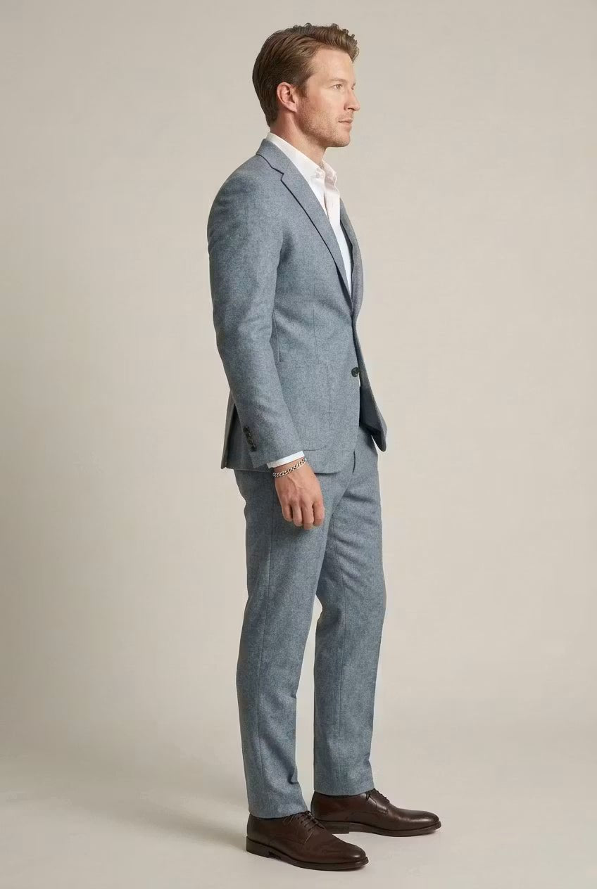 Men's Slim-Fit Two-Piece Suit in Nine Colours for Business and Formal Occasions | Koossa