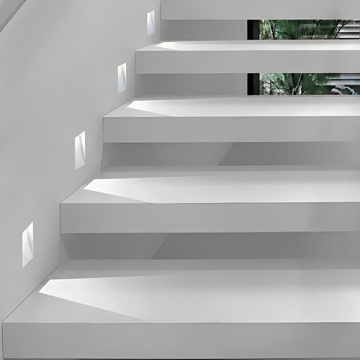 Spot LED encastré avec détecteur de mouvement pour escalier et couloir aluminium blanc chaud neutre froid | Koossa