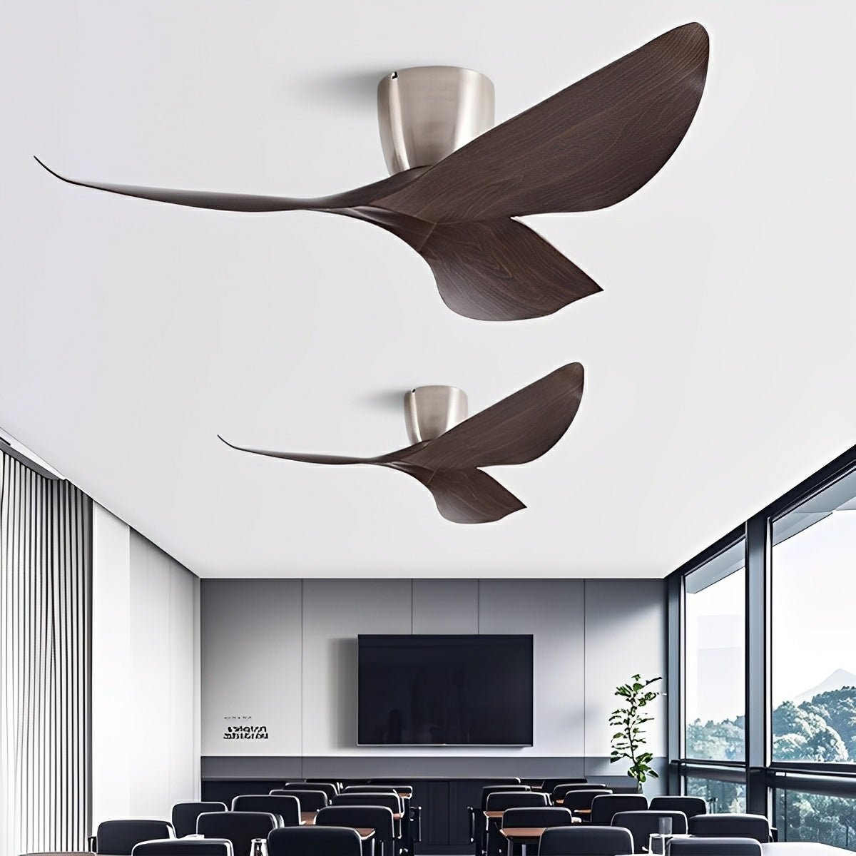 Reversible DC Motor Ceiling Fan, 38 or 52 Inch, 6-Speed Quiet Fan for Bedroom, Living Room, Dining Room & Year-Round Airflow | Lonoma