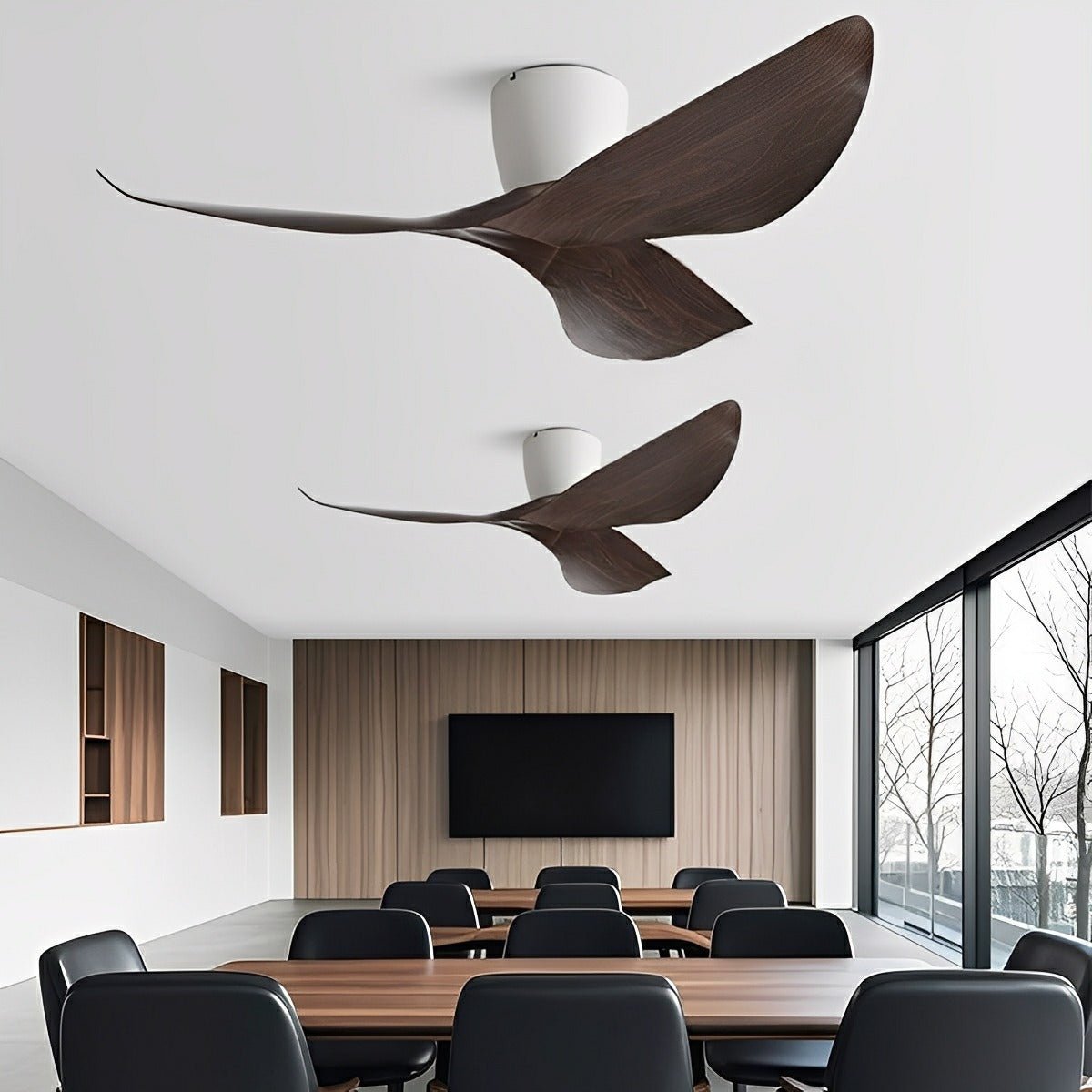 Reversible DC Motor Ceiling Fan, 38 or 52 Inch, 6-Speed Quiet Fan for Bedroom, Living Room, Dining Room & Year-Round Airflow | Lonoma