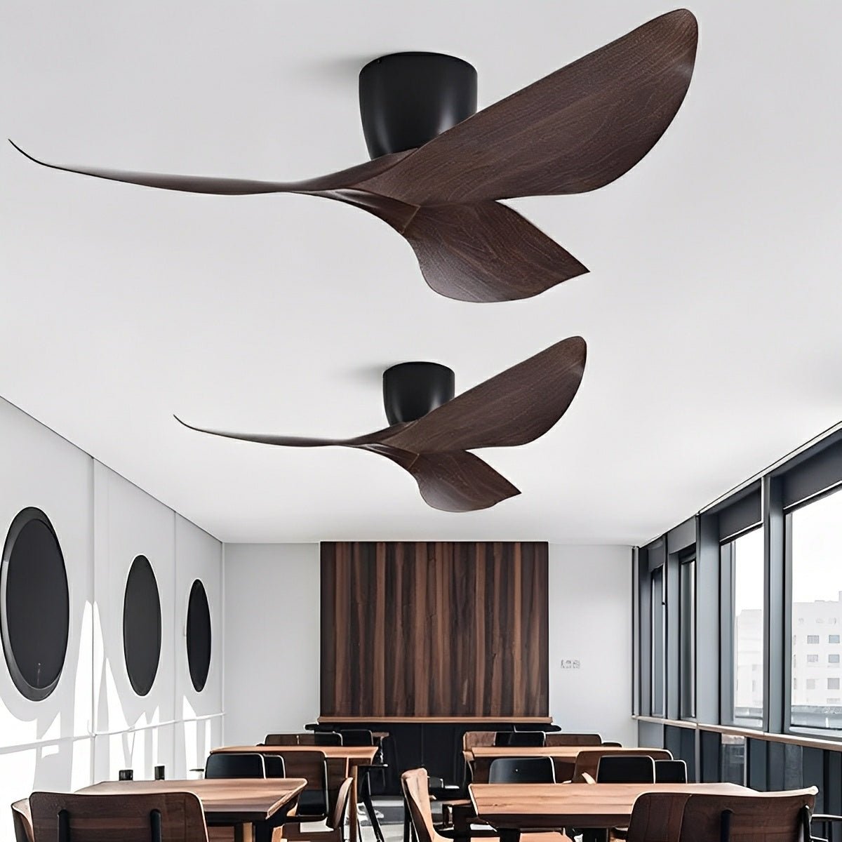 Reversible DC Motor Ceiling Fan, 38 or 52 Inch, 6-Speed Quiet Fan for Bedroom, Living Room, Dining Room & Year-Round Airflow | Lonoma