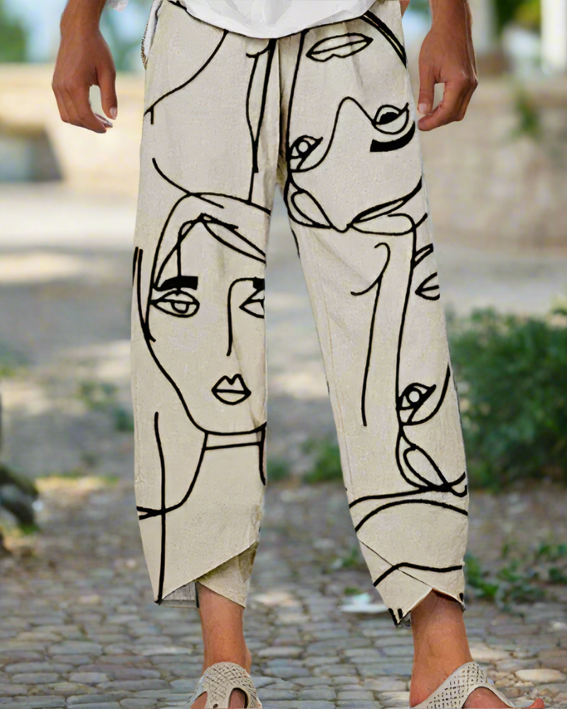 Women's Relaxed Tapered Trousers — Everyday Casual Trousers for Leisure, Travel & Weekend Wear | Koossa