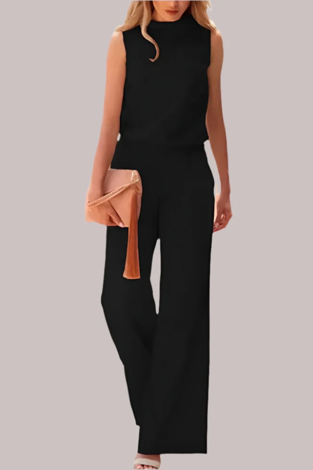 Women's Elegant Jumpsuit — One-Piece Tailored Jumpsuit for Day to Evening Wear & Smart Casual Occasions | Koossa