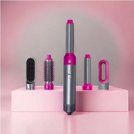 5-in-1 Ionic Styling Brush with Coanda Technology — Professional Blow-Dry & Curl Styling Tool | Koossa