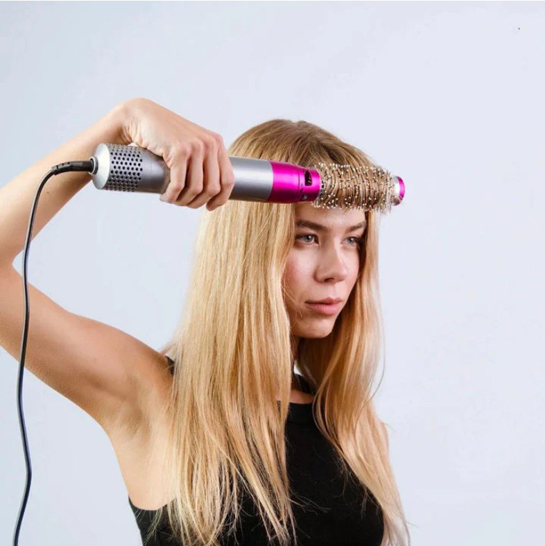 5-in-1 Ionic Styling Brush with Coanda Technology — Professional Blow-Dry & Curl Styling Tool | Koossa