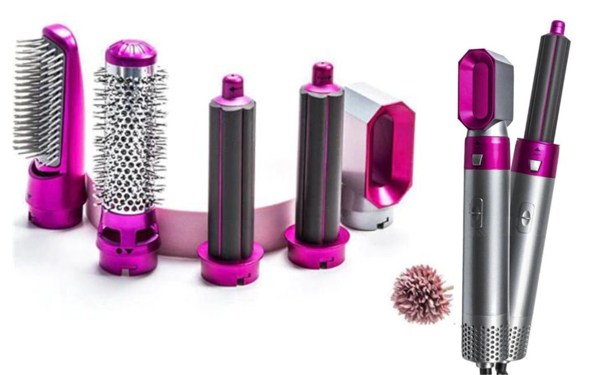 5-in-1 Ionic Styling Brush with Coanda Technology — Professional Blow-Dry & Curl Styling Tool | Koossa