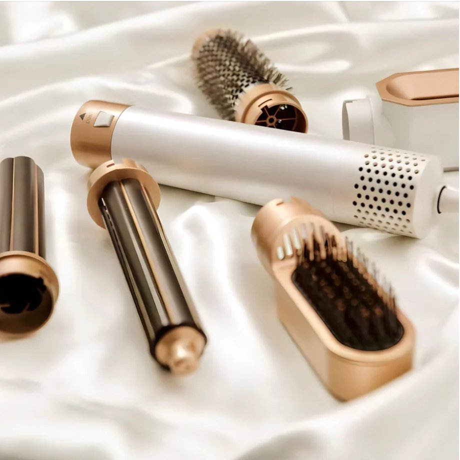5-in-1 Ionic Styling Brush with Coanda Technology — Professional Blow-Dry & Curl Styling Tool | Koossa