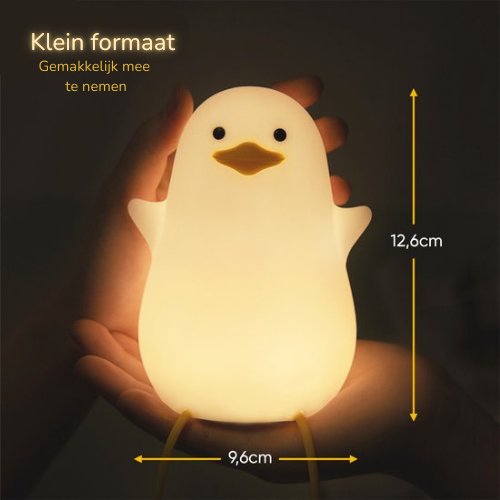 Veilleuse douce enfant en silicone avec minuteur 30 min lumière apaisante chambre nuit anti-peur portable | Koossa