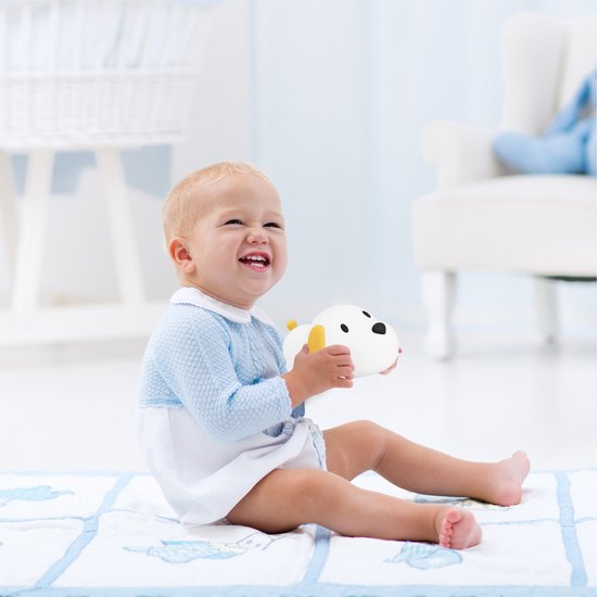 Veilleuse douce enfant en silicone avec minuteur 30 min lumière apaisante chambre nuit anti-peur portable | Koossa