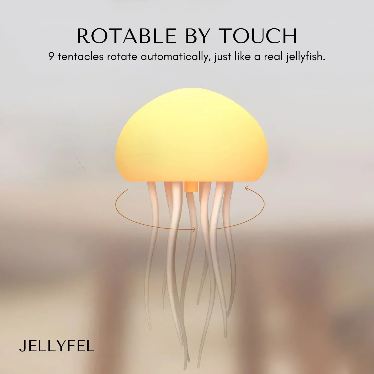 Lampe aquarium à méduses flottantes LED multicolore décorative apaisante pour ambiance relaxante et repos | Koossa