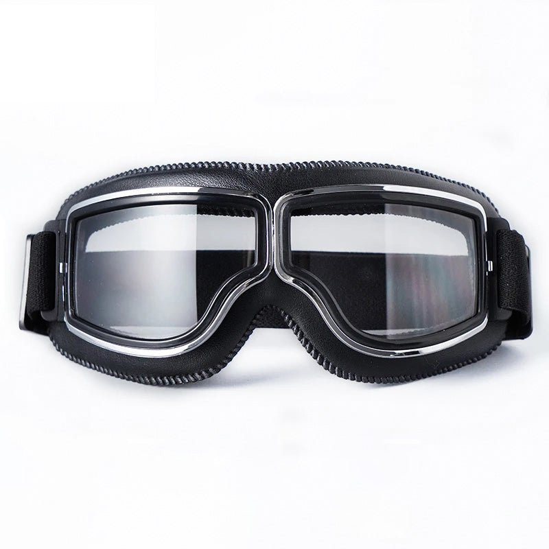 Motorcycle Goggles Over Glasses, Anti-Fog UV400 Riding Eyewear with Adjustable Strap for Bikers, Cyclists, Outdoor Work and Sports | Lonoma