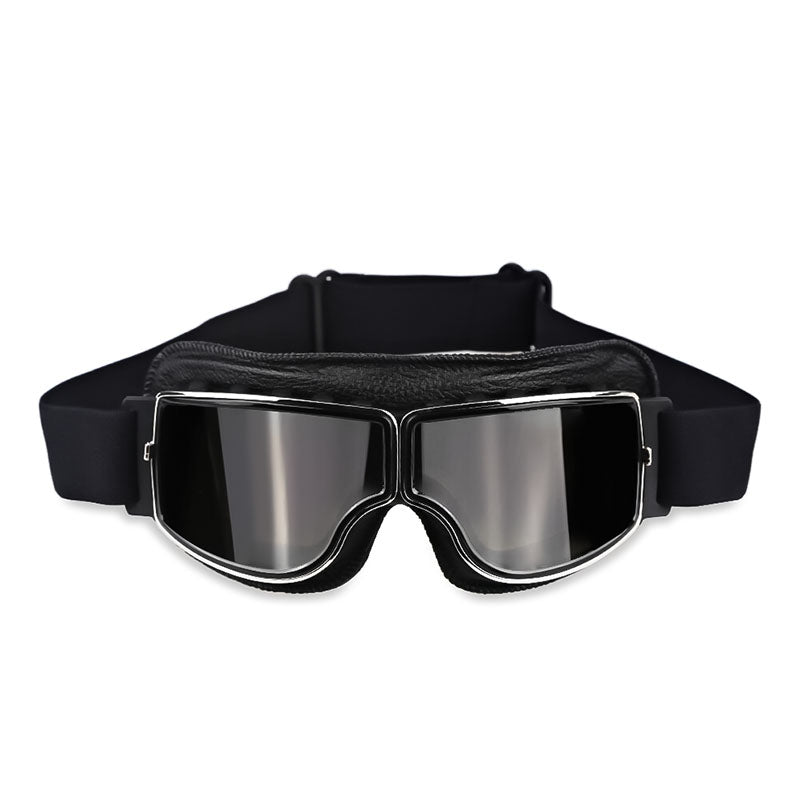 Motorcycle Goggles Over Glasses, Anti-Fog UV400 Riding Eyewear with Adjustable Strap for Bikers, Cyclists, Outdoor Work and Sports | Lonoma