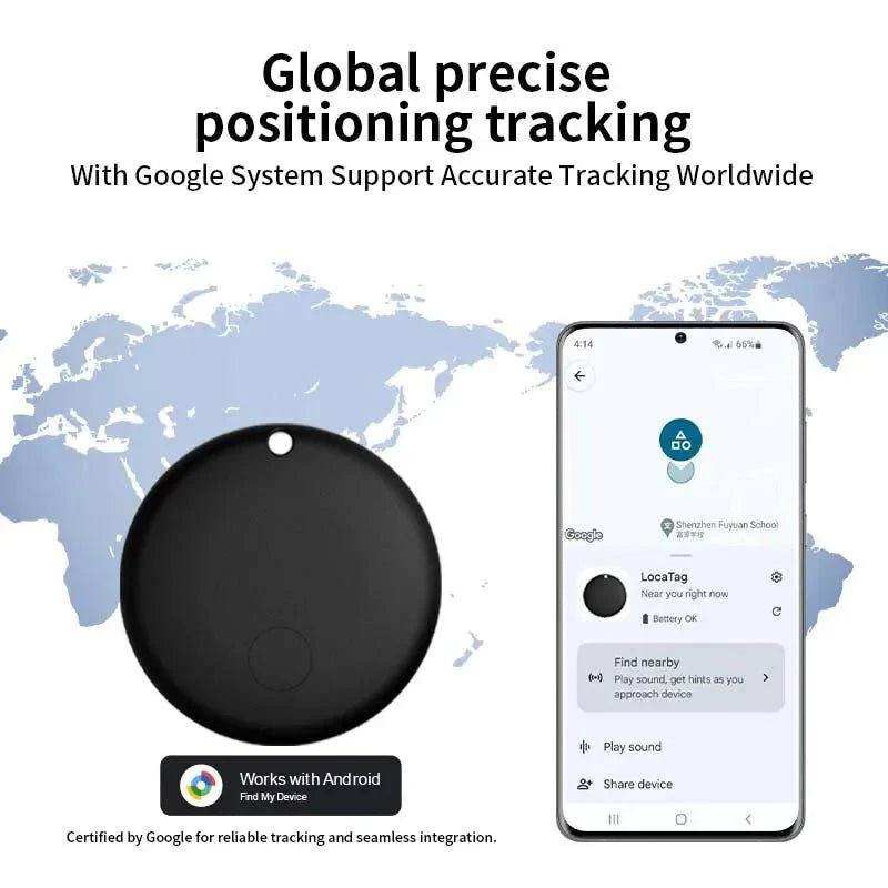 Pet Tracker Android Bluetooth No SIM GPS 8-10 Month Battery Reflective Collar Dog Cat Locator Find My Device | Koossa