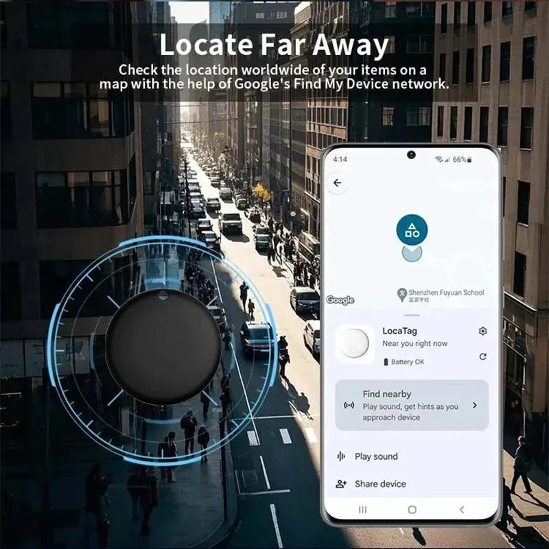 Pet Tracker Android Bluetooth No SIM GPS 8-10 Month Battery Reflective Collar Dog Cat Locator Find My Device | Koossa