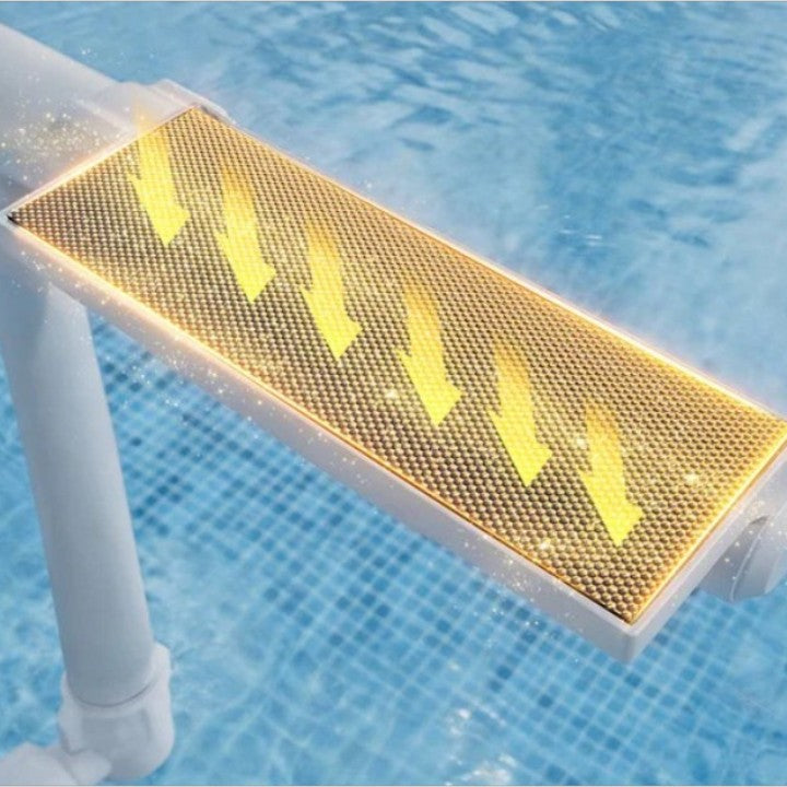 Fontaine Solaire pour Piscine avec Éclairage LED RGB Automatique Effet Eau Lumineuse Nocturne Décoration Jardin | Koossa