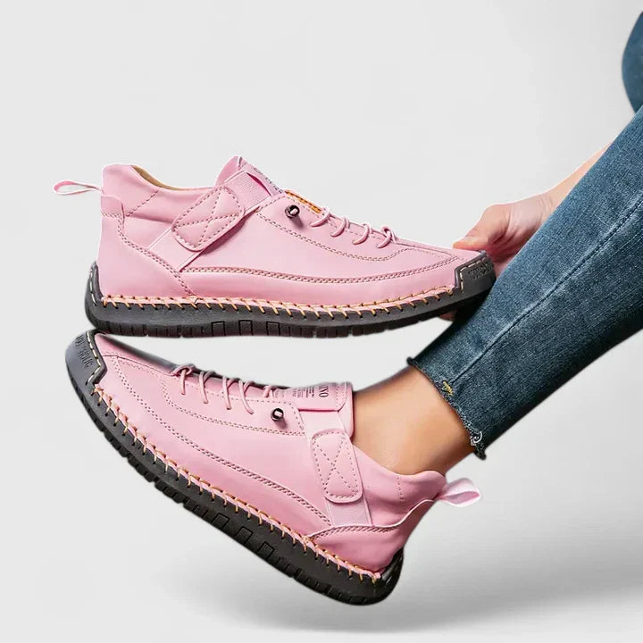 Women's Supportive Strap Trainers with Cushioned Sole in Multiple Colours for All-Day Comfort and Gentle Posture Alignment | Koossa
