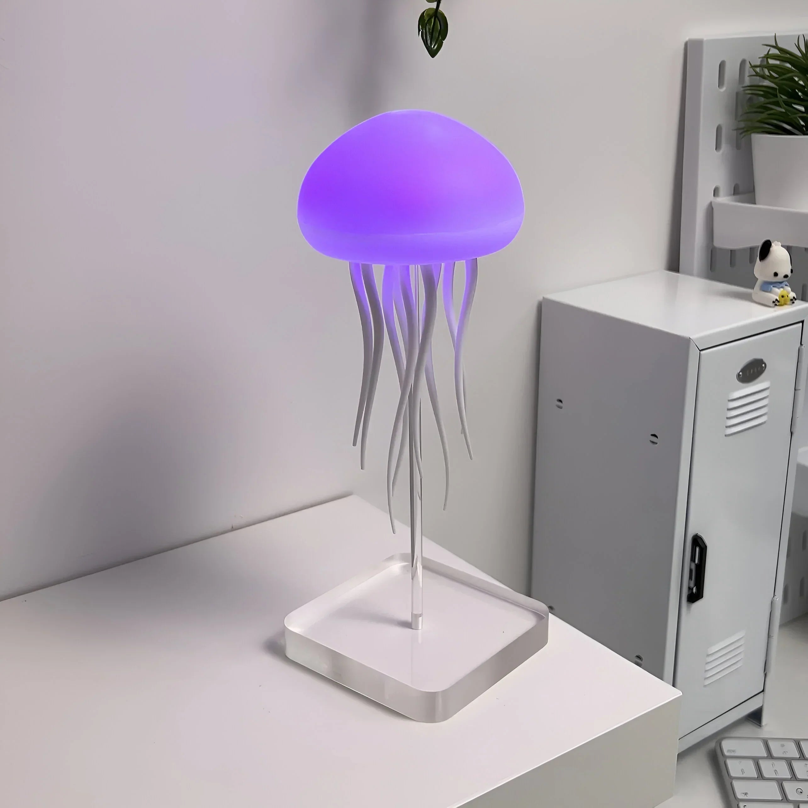 Lampe aquarium à méduses flottantes LED multicolore décorative apaisante pour ambiance relaxante et repos | Koossa