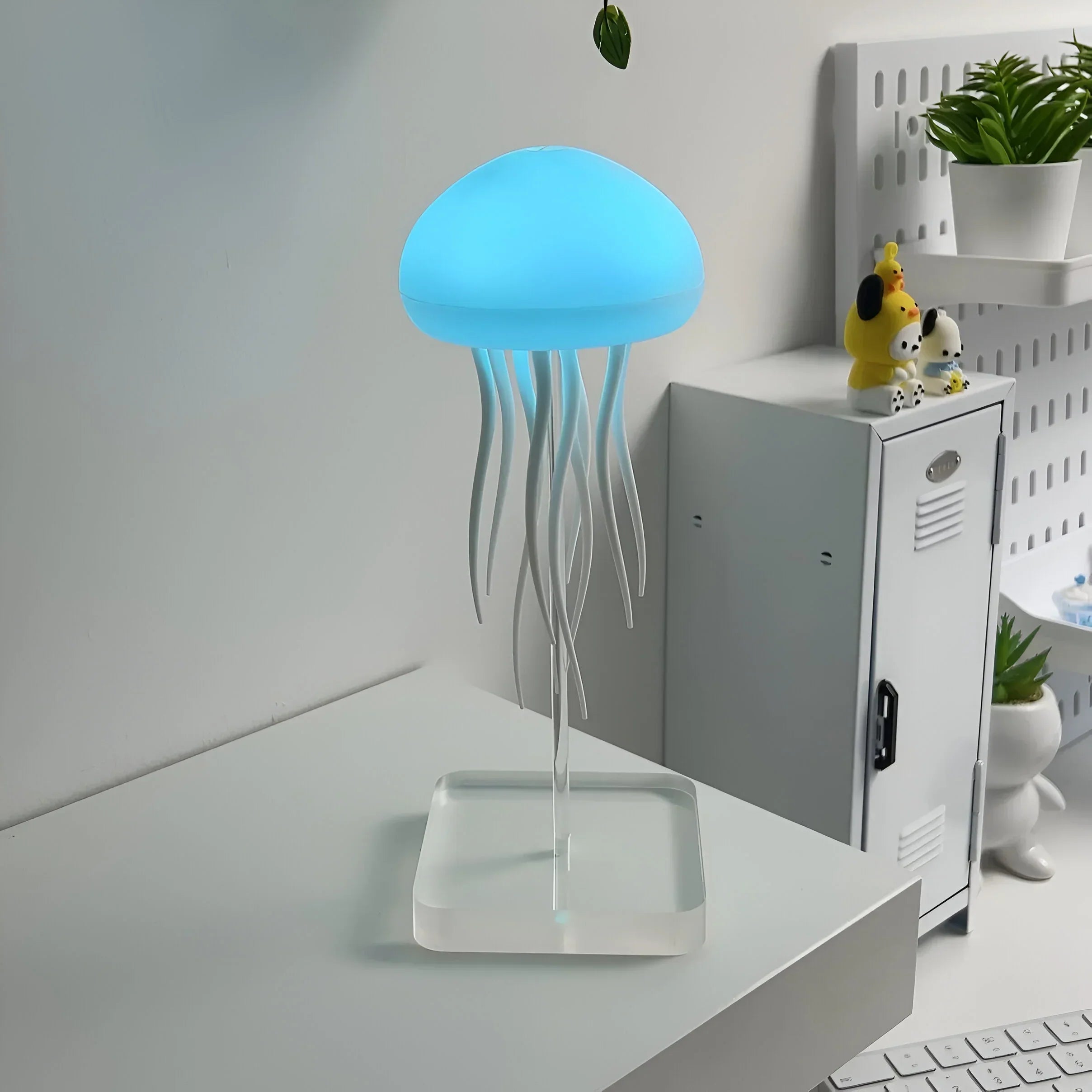 Lampe aquarium à méduses flottantes LED multicolore décorative apaisante pour ambiance relaxante et repos | Koossa