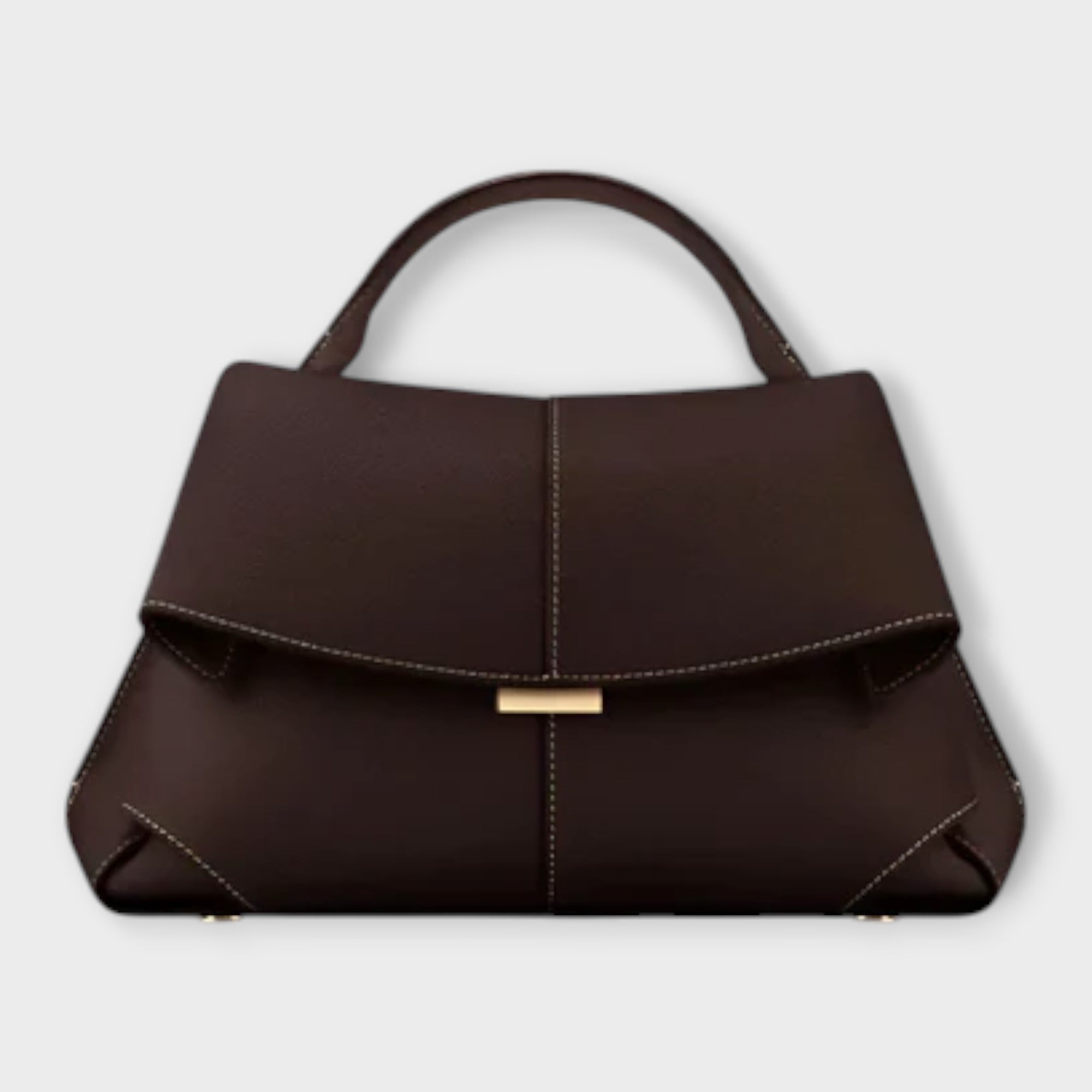 Structured Top Handle Handbag with Clean Lines and Smooth Finish for Sophisticated Everyday Elegance | Koossa