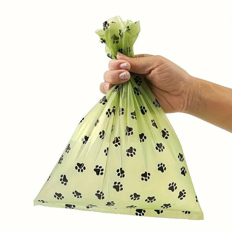 Dog Poo Bags Polyethylene Leak-Proof 150 or 300 Bags Roll Black Green Large Dog Waste Bags Dispenser Refill | Koossa