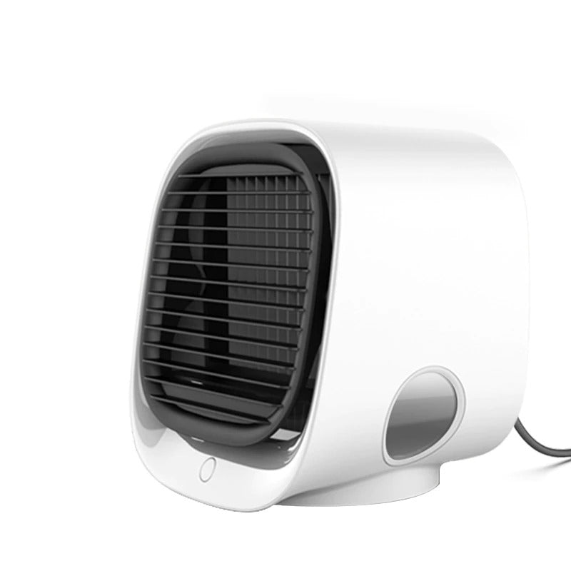 Refroidisseur d'air portable USB à évaporation d'eau 300 ml avec LED multicolore pour voiture et bureau | Koossa