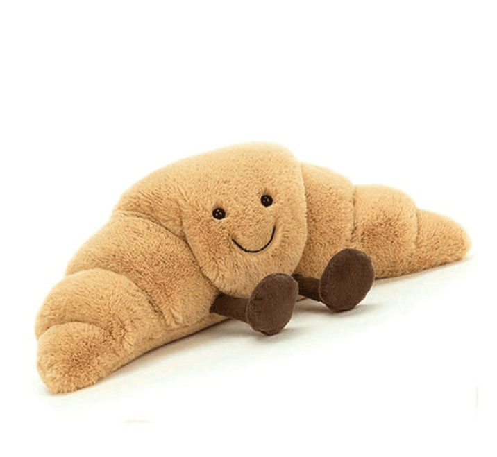 Coussin peluche pain douillets en forme de croissant baguette toast pour chambre enfant décoration ludique | Koossa