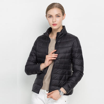 Women's Lightweight Quilted Puffer Jacket – Insulated Zip-Up Coat for Fall Winter | Lonoma