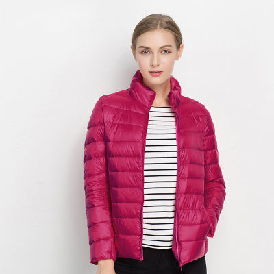 Women's Lightweight Quilted Puffer Jacket – Insulated Zip-Up Coat for Fall Winter | Lonoma