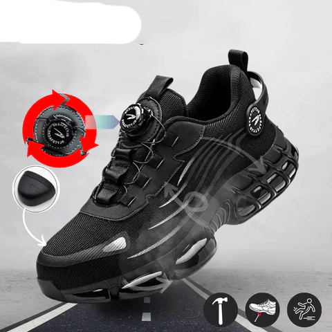 Men's Safety Work Shoes with Protective Toe Cap — Lightweight Non-Slip Footwear for Professional Use | Koossa