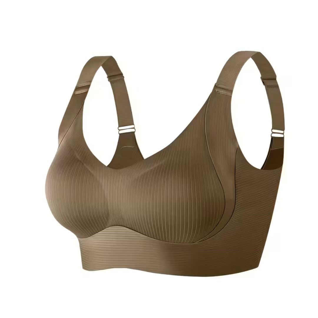 Wireless Support Bra with Removable Cups – Soft Comfort Sports & Everyday Bralette for Women in Black, Gray, Beige, Brown | Lonoma
