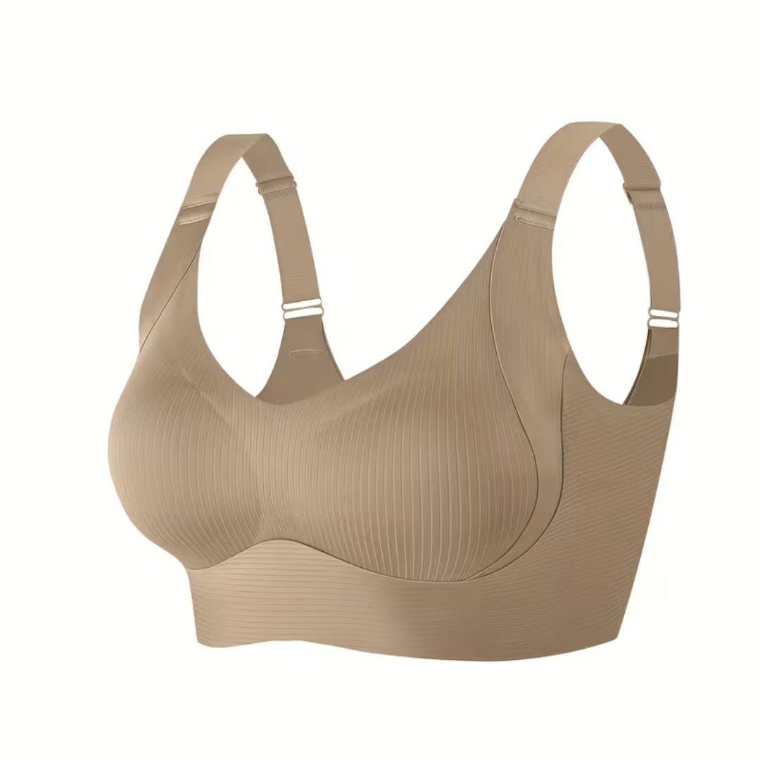Wireless Support Bra with Removable Cups – Soft Comfort Sports & Everyday Bralette for Women in Black, Gray, Beige, Brown | Lonoma