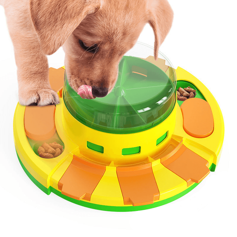 Dog Puzzle Feeder Toy Slow Eating Bowl Interactive Training Game Treat Dispenser Adjustable Difficulty Pet Food | Koossa