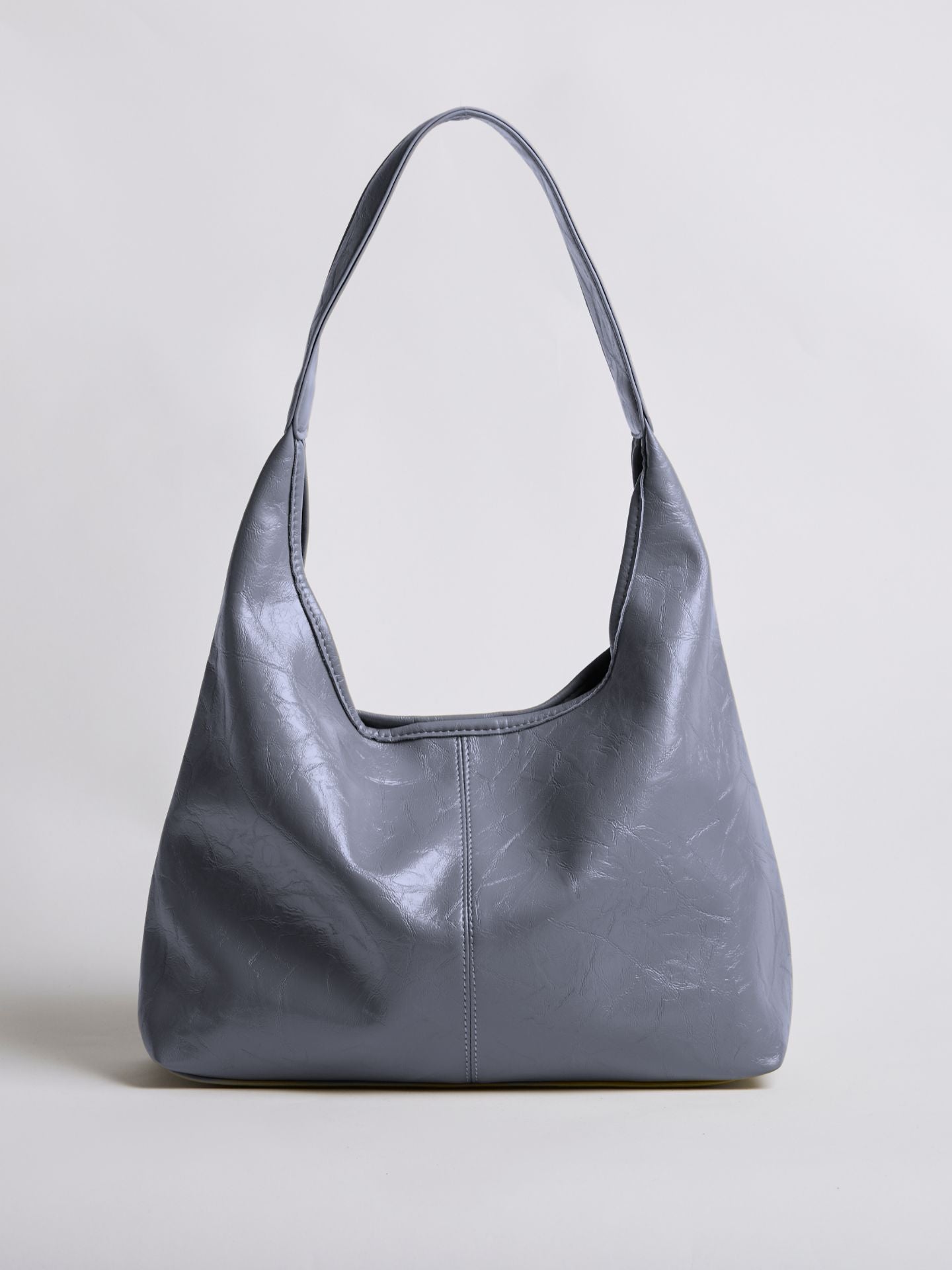 Soft Leather-Effect Tote Bag in Black with Matching Pouch | Spacious Everyday Shoulder Bag with Compartments | Koossa