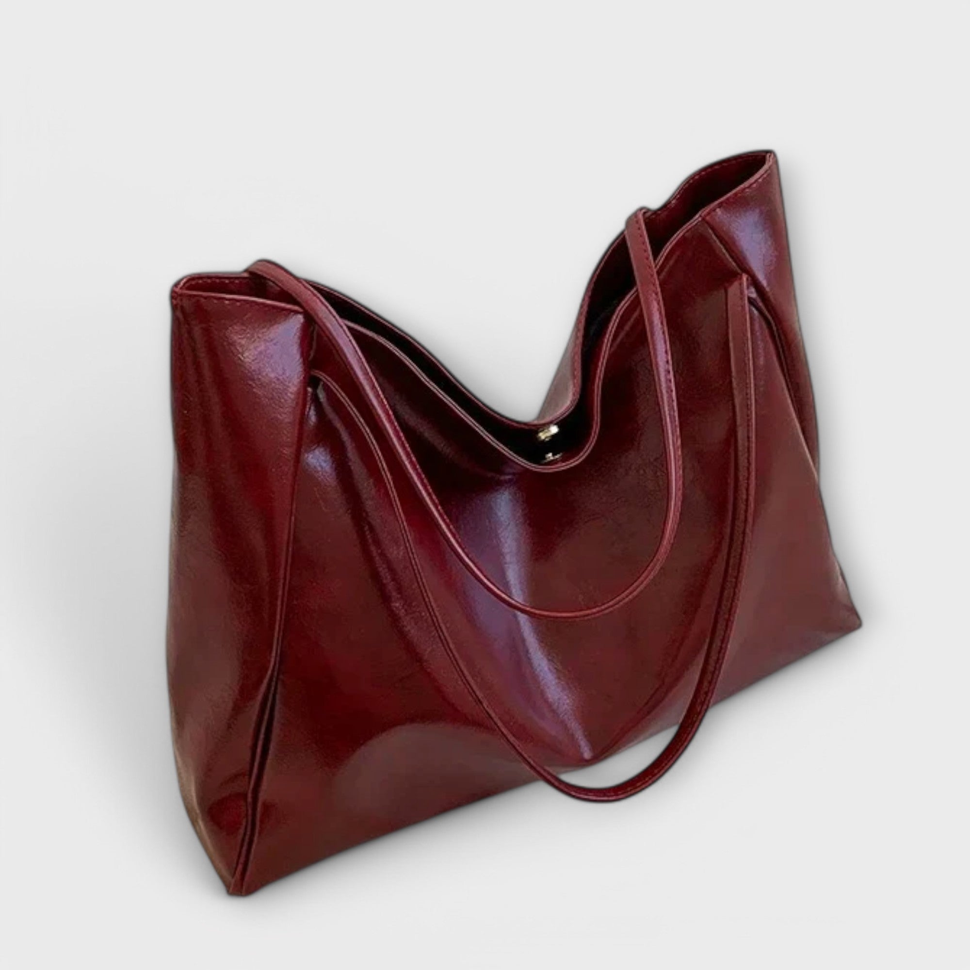 Structured Leather Shoulder Handbag in Classic Colours for Everyday Elegance | Timeless Design | City-Ready Accessory | Professional & Casual Wear | Koossa
