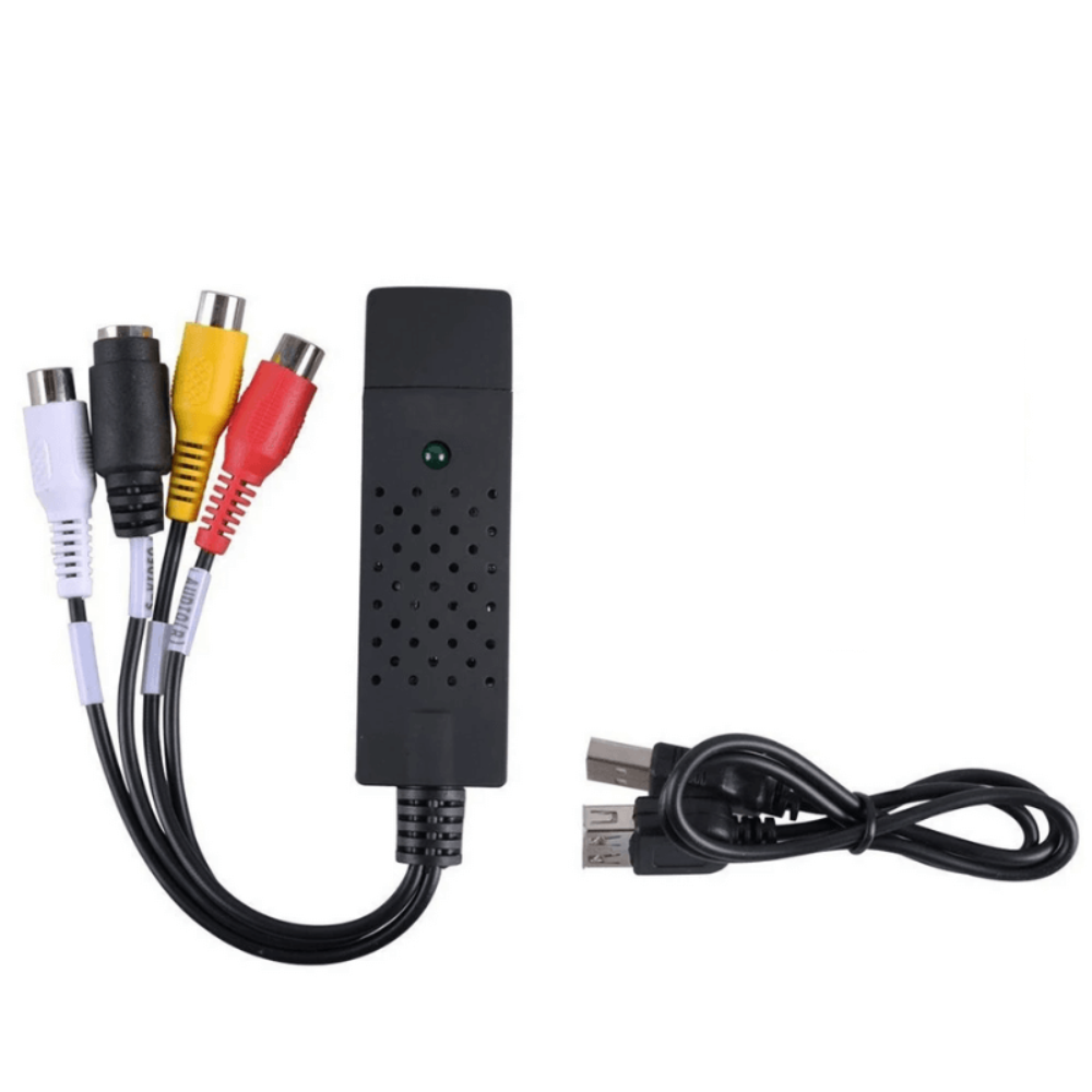 VHS to Digital Converter for Home Video Digitization | USB Capture Device for Analog Tapes | PC & Mac Compatible | Lonoma
